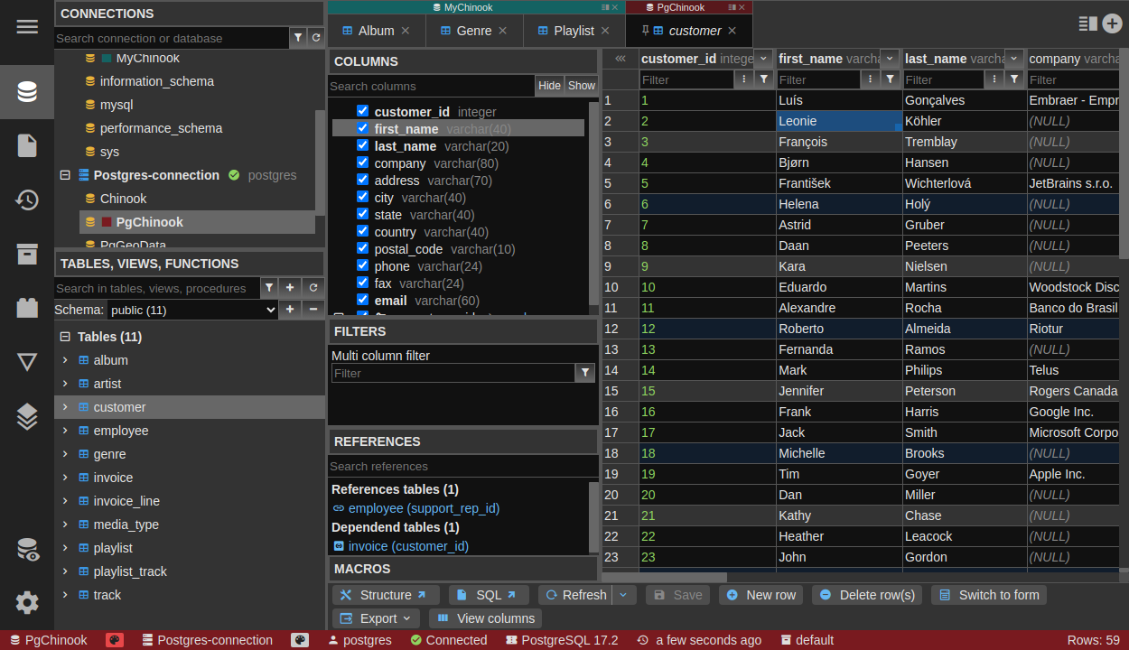 Data Grid screenshot